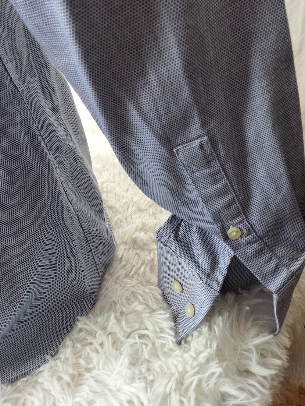 Hugo Boss Slim Fit Blue Dress Shirt Men’s Button Down Long Sleeve - Picture 5 of 9